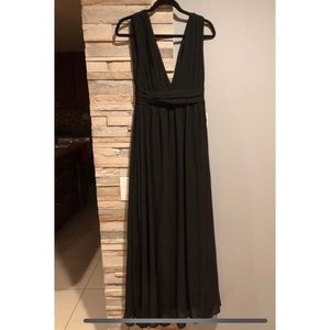 Black maxi dress